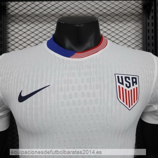 Nuevo 1ª Jugadores Camiseta Estados Unidos 2024 Blanco Baratas